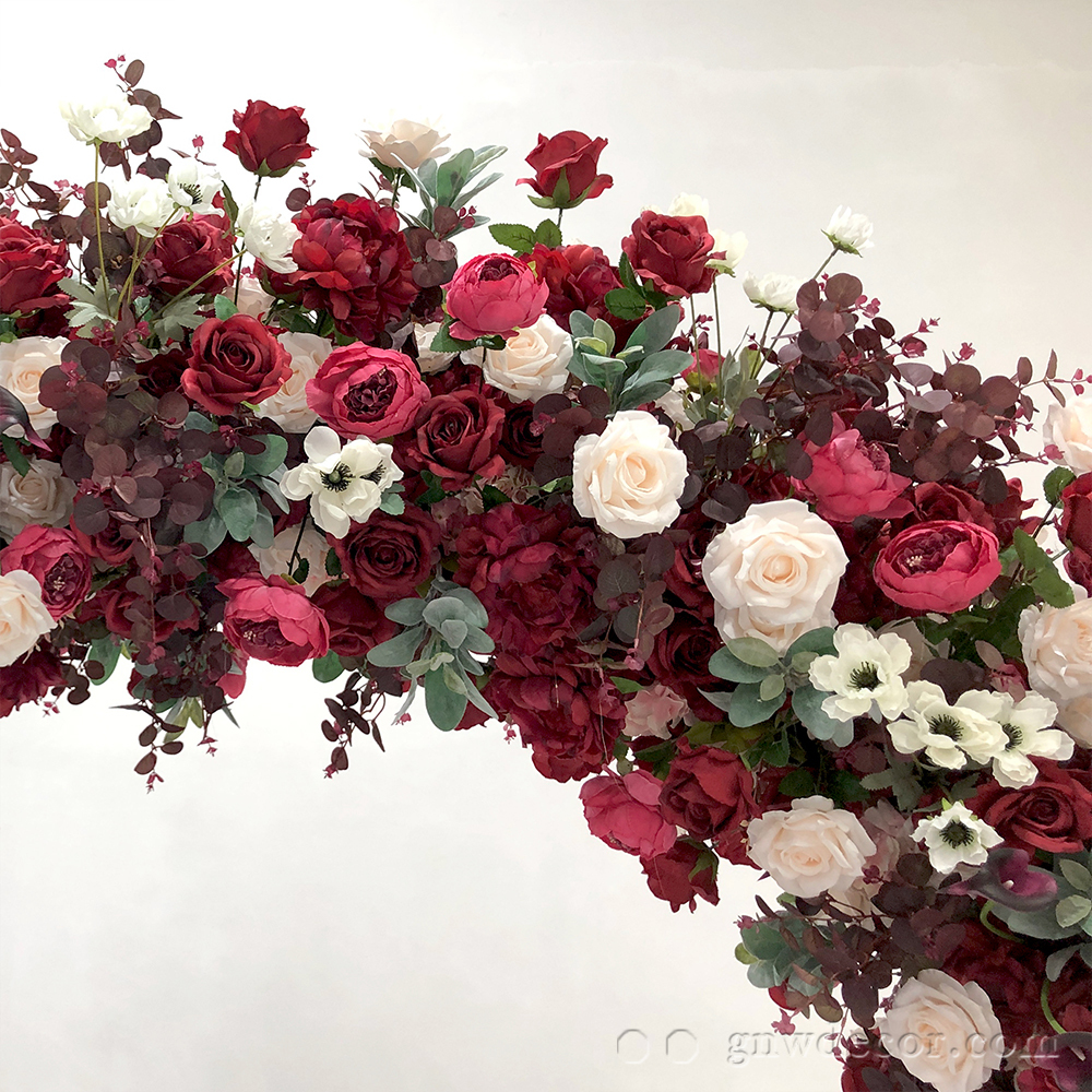 Artificial flower arch : circle ring shape