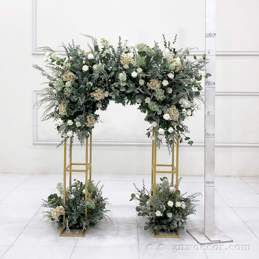 Artificial flower arch : other shape