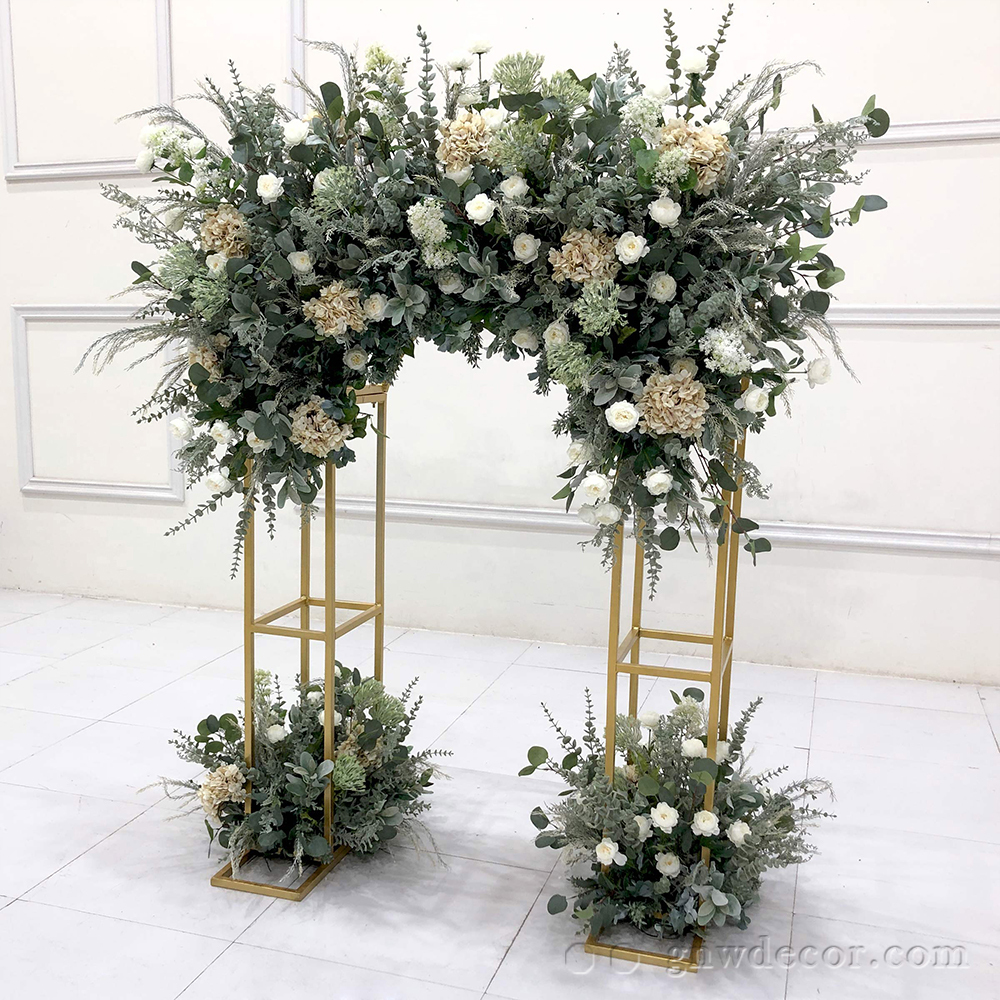 Artificial flower arch : other shape