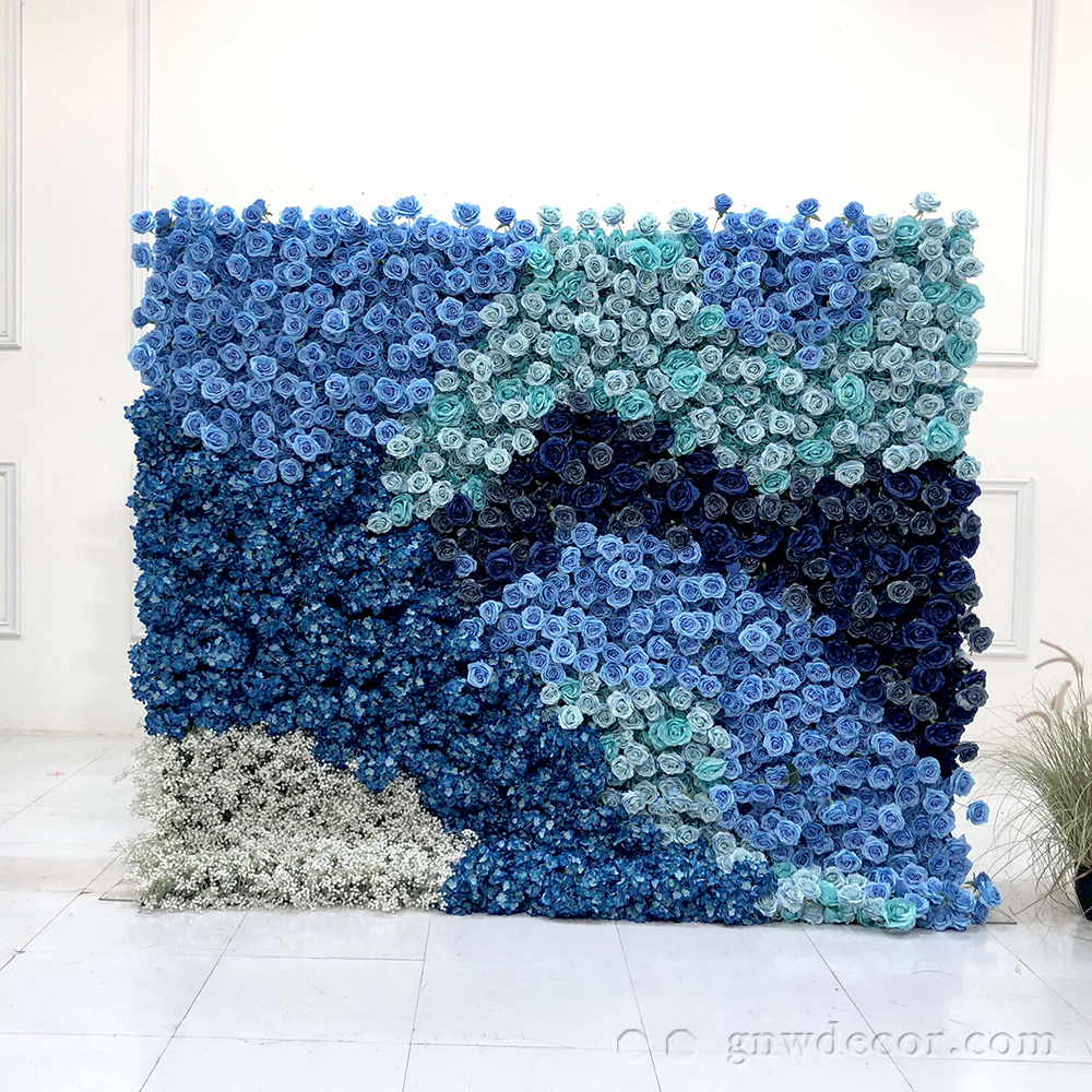 Artificial flower wall 8ft x 8ft