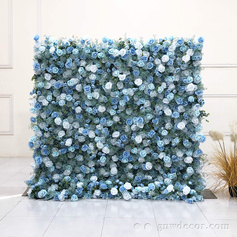 Artificial flower wall 8ft x 8ft