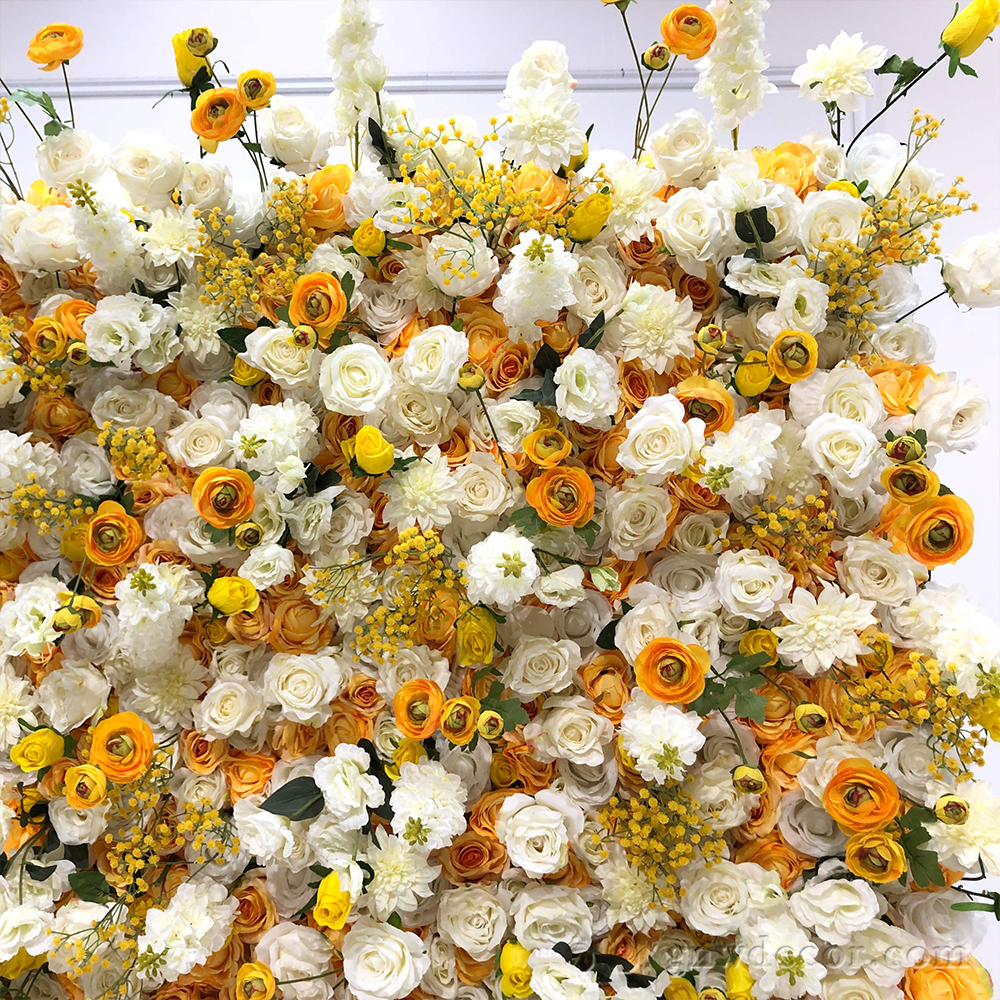 Artificial flower wall 8ft x 8ft