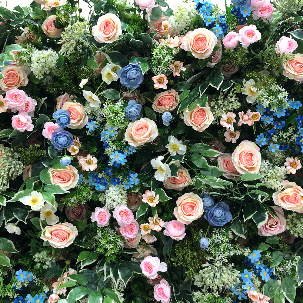Artificial flower wall 8ft x 10ft
