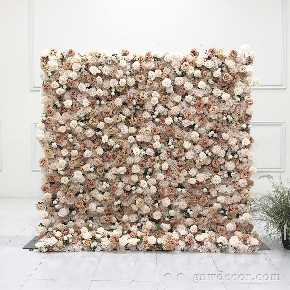 Artificial flower wall 8ft x 8ft