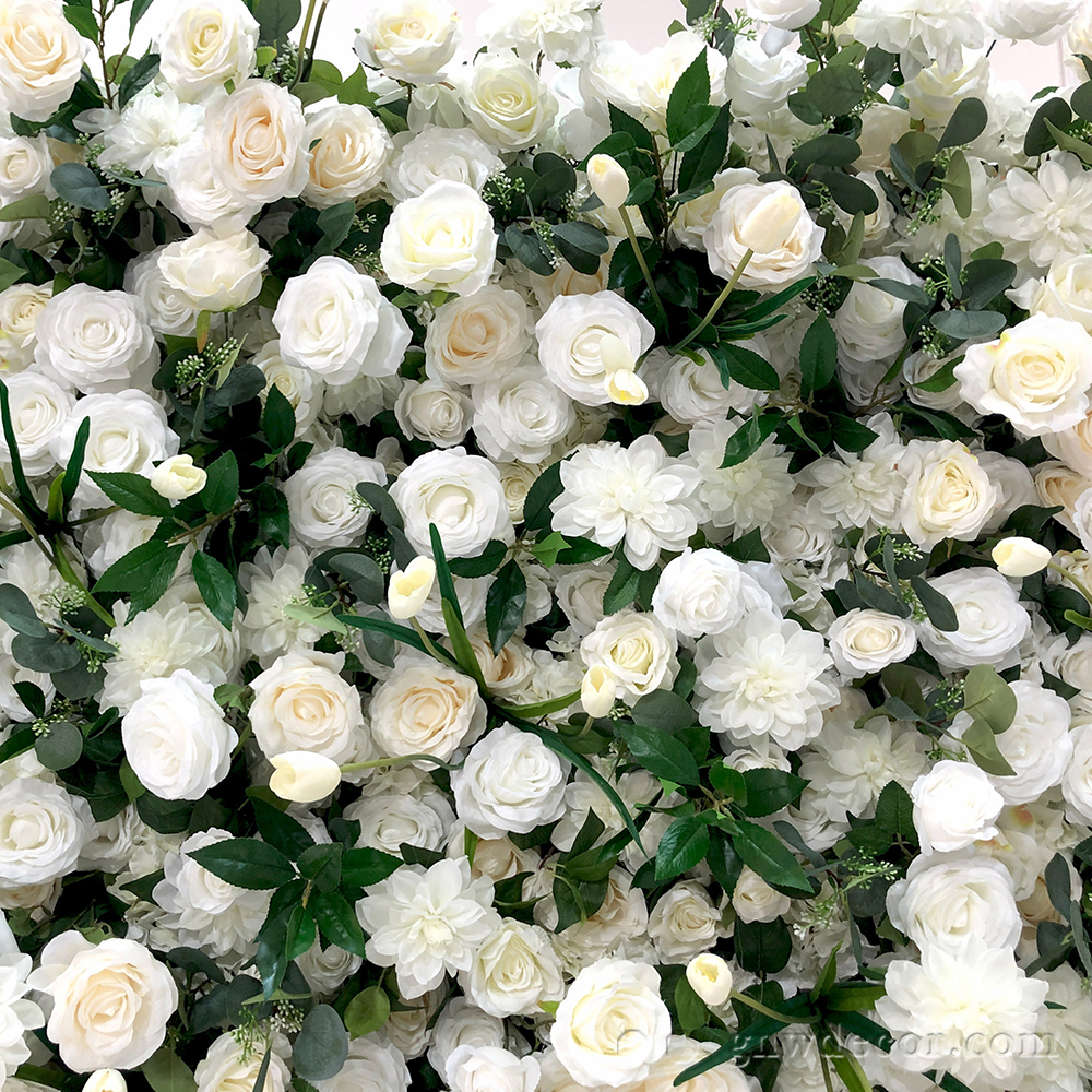 Artificial flower wall 8ft x 8ft