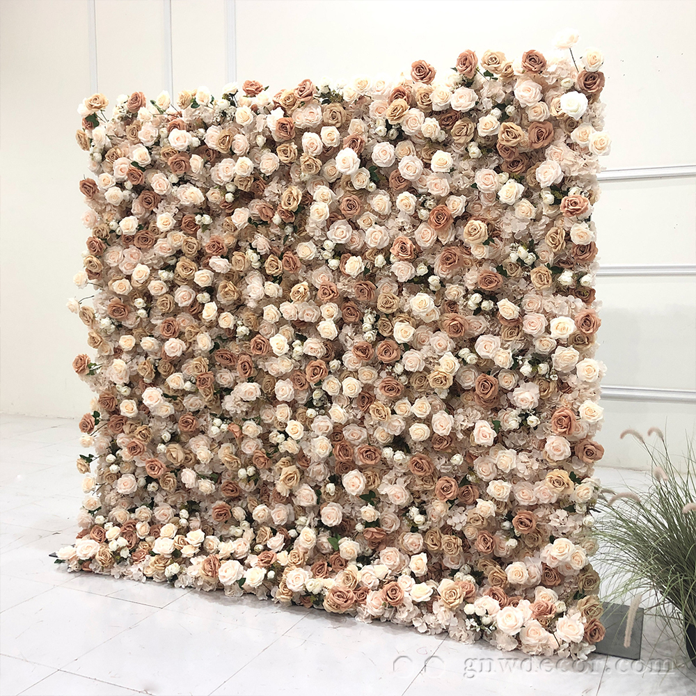 Artificial flower wall 8ft x 8ft