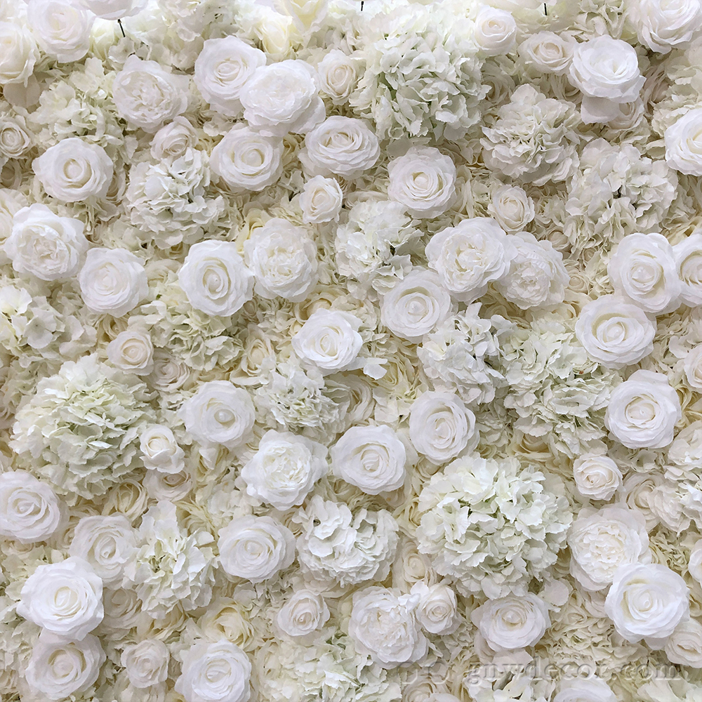 Artificial flower wall 8ft x 8ft