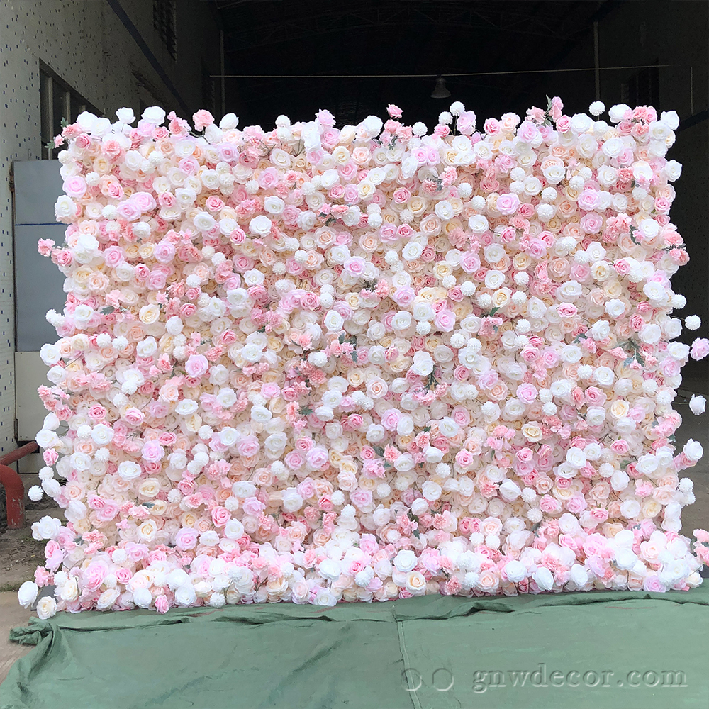 Artificial flower wall 8ft x 10ft