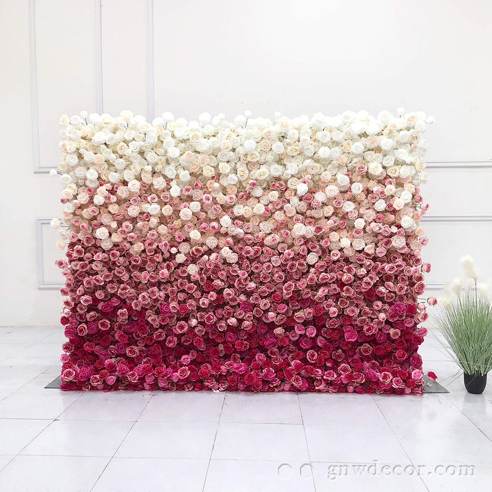 Artificial flower wall 8ft x 10ft