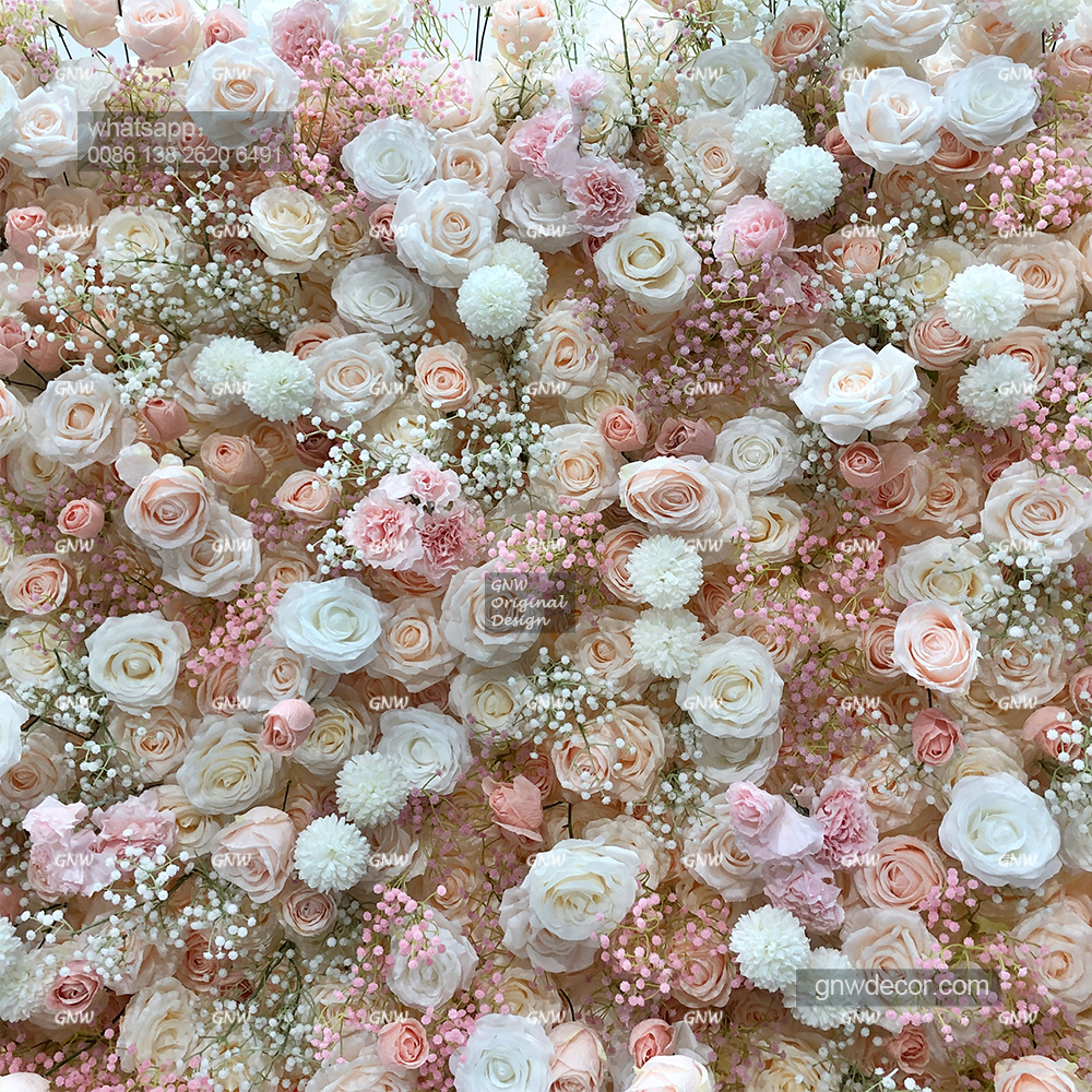 Artificial flower wall 8ft x 8ft