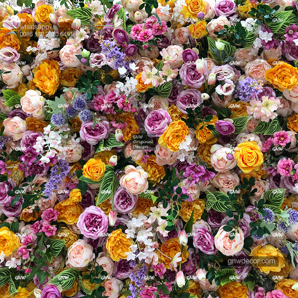 Artificial flower wall 8ft x 8ft
