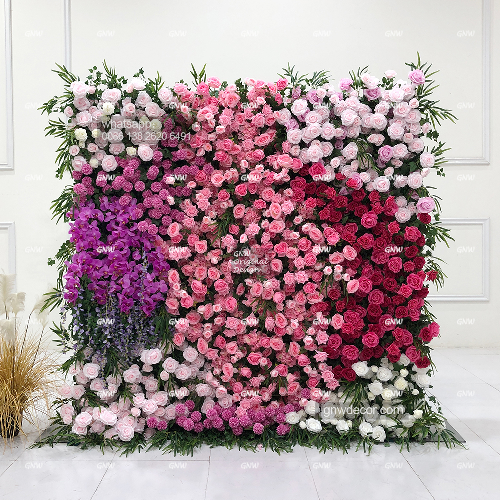 Artificial flower wall 8ft x 8ft