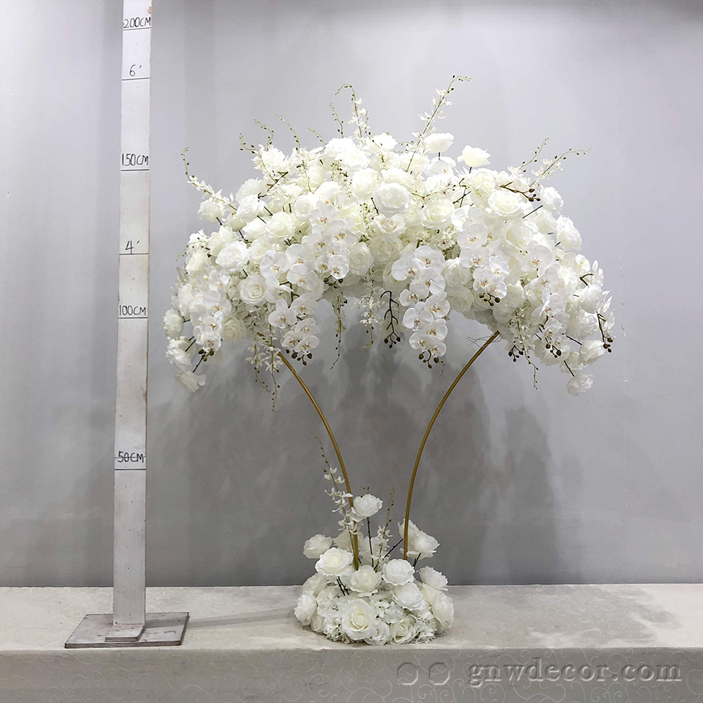 Artificial flower table centerpieces