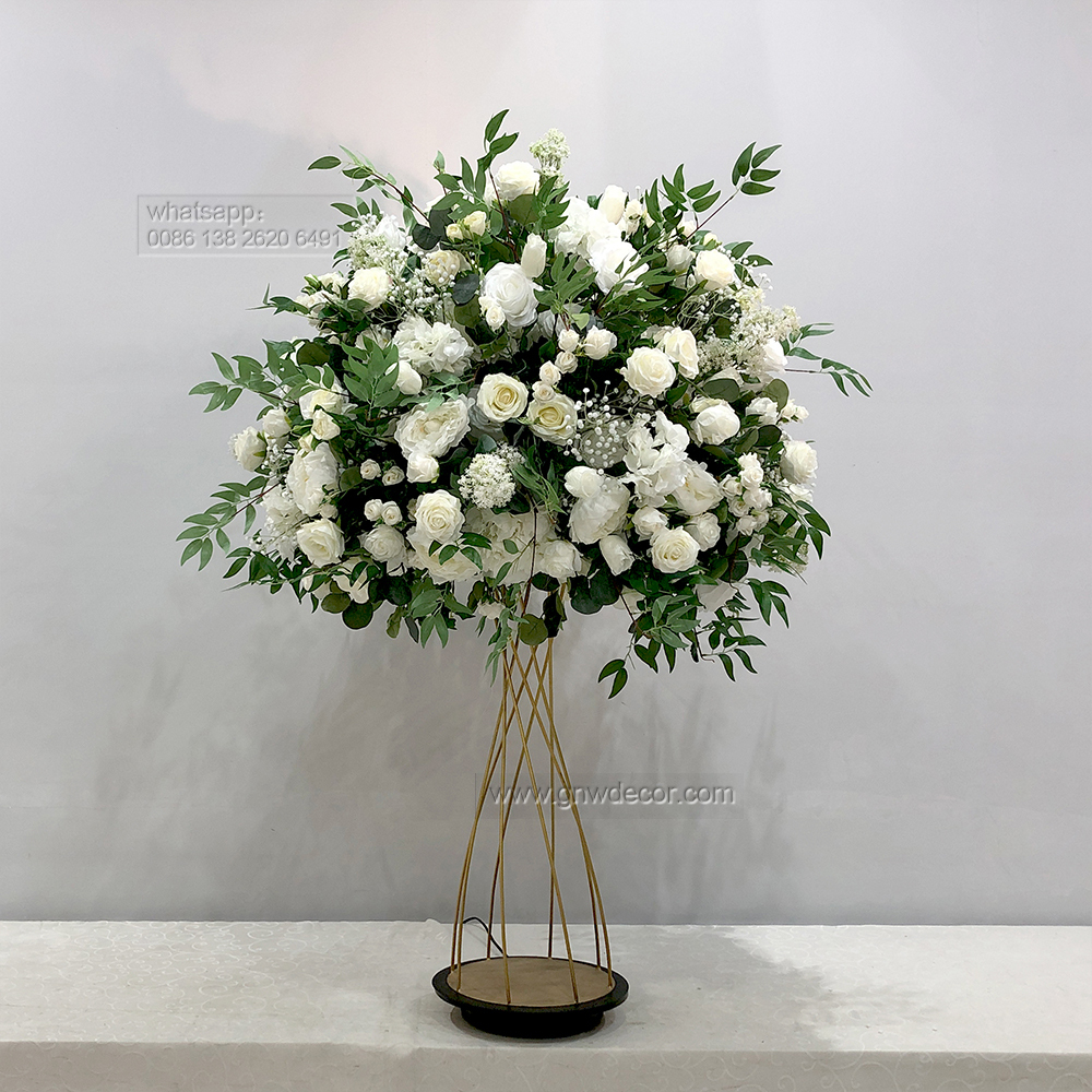 Artificial flower table centerpieces ball 34''