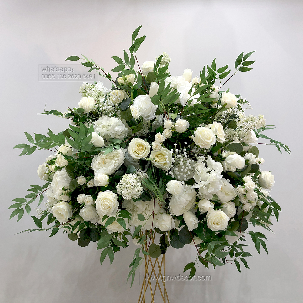 Artificial flower table centerpieces ball 34''
