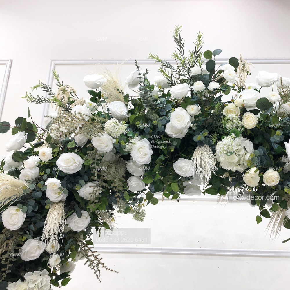 Artificial flower arch : circle ring shape