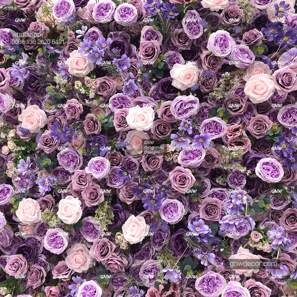 Artificial flower wall 8ft x 8ft