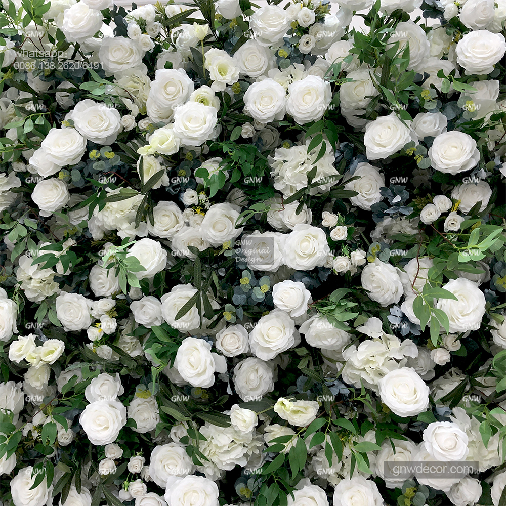 Artificial flower wall 8ft x 8ft