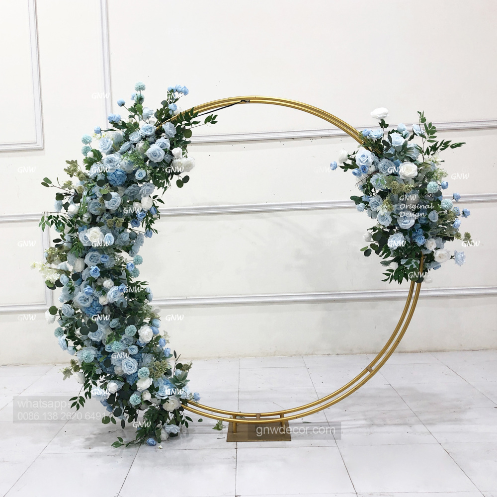 Artificial flower arch : circle ring shape