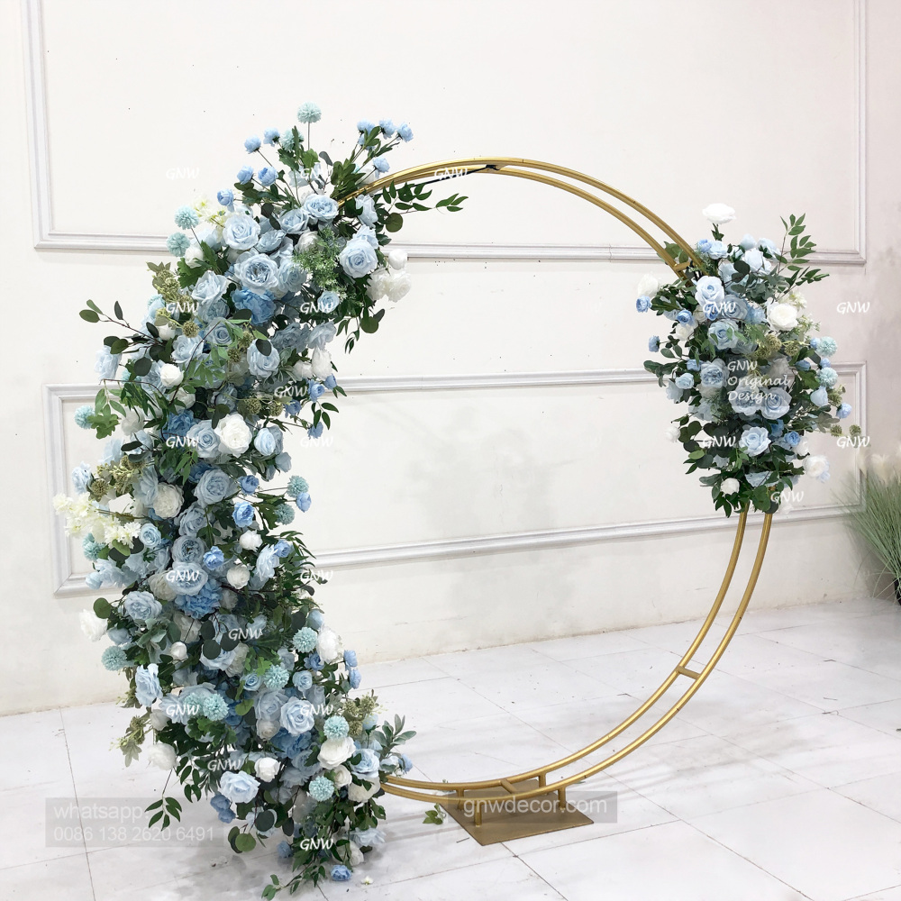 Artificial flower arch : circle ring shape