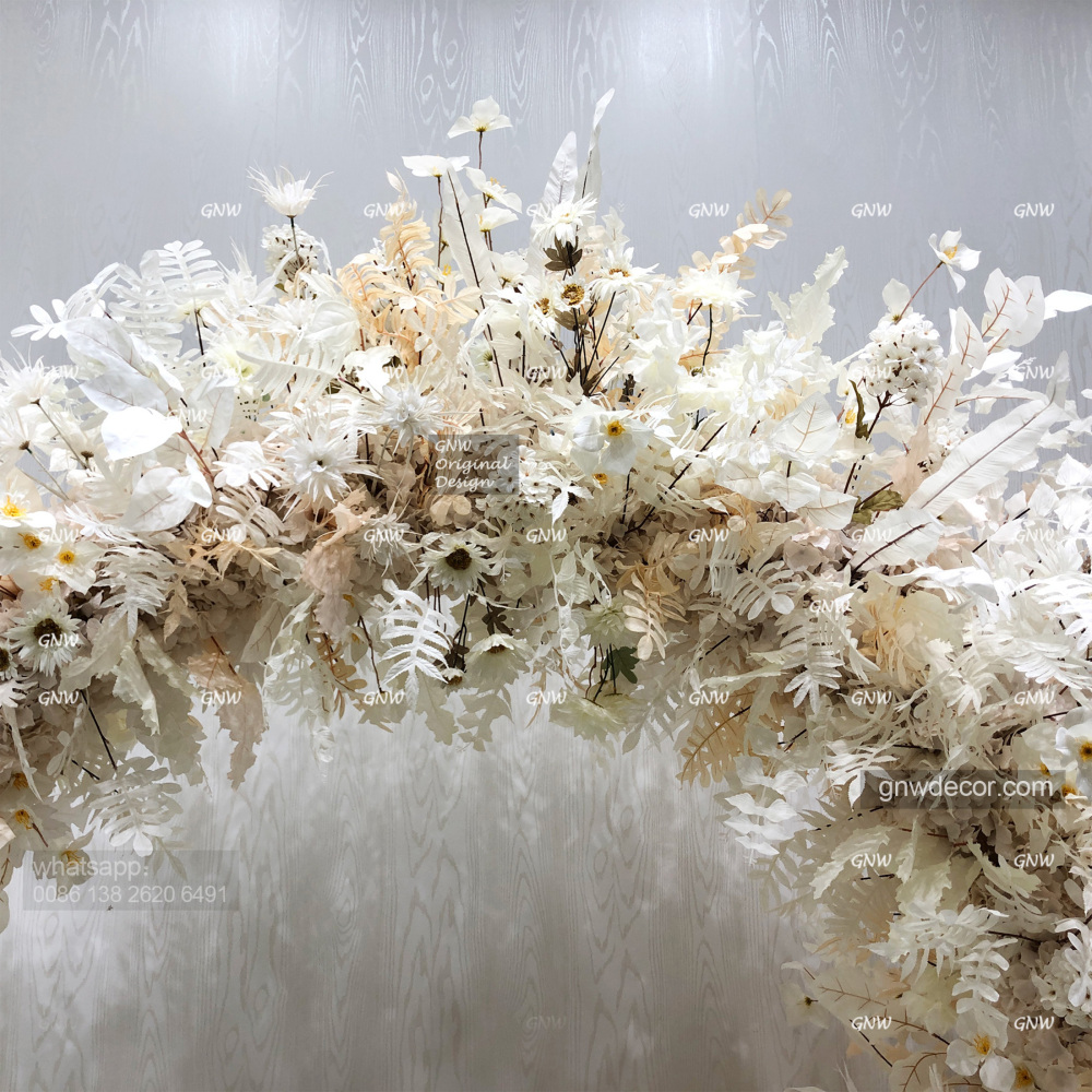 Artificial flower arch : circle ring shape