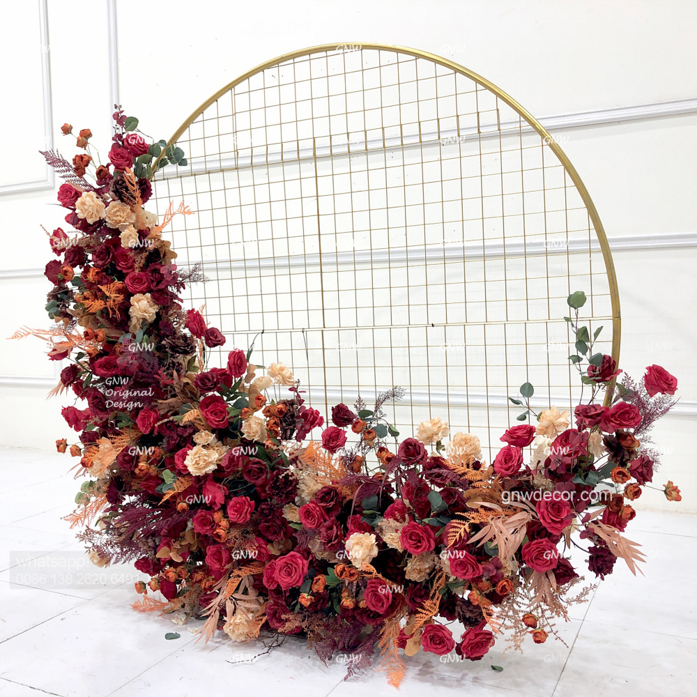 Artificial flower arch : other shape