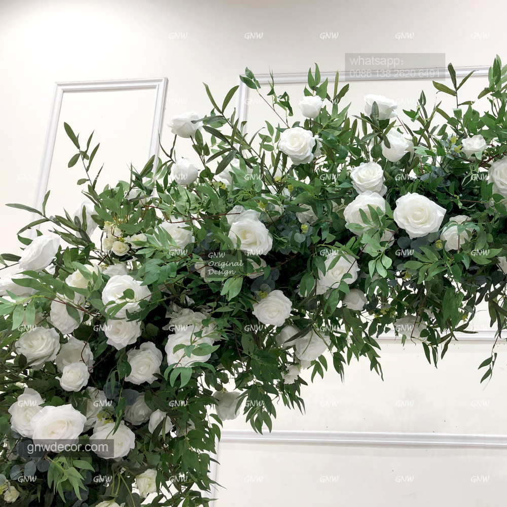 Artificial flower arch : circle ring shape