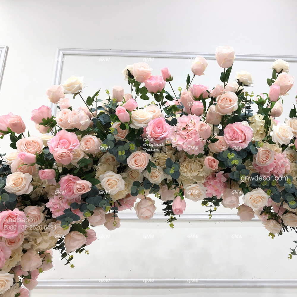 Artificial flower arch : circle ring shape