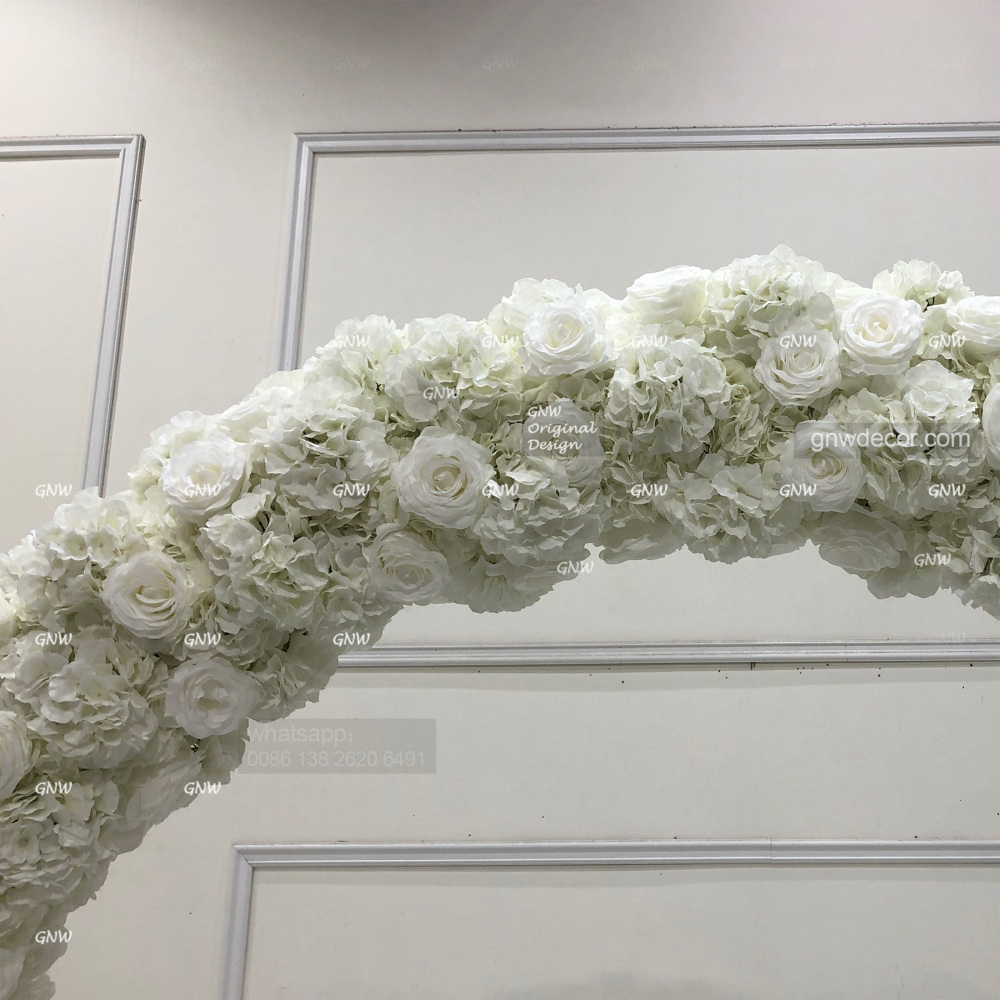 Artificial flower arch : circle ring shape