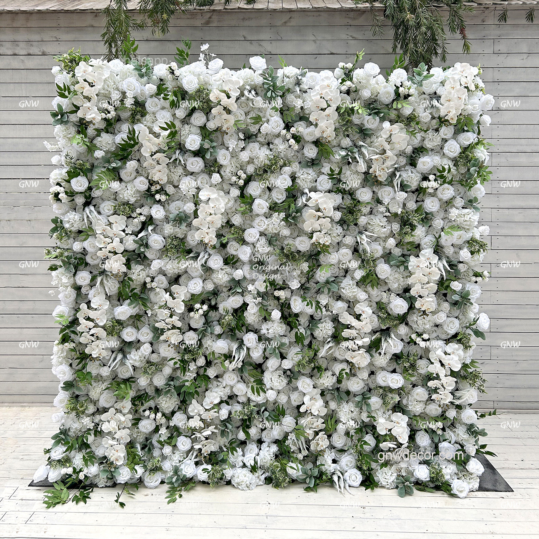 Artificial flower wall 8ft x 8ft