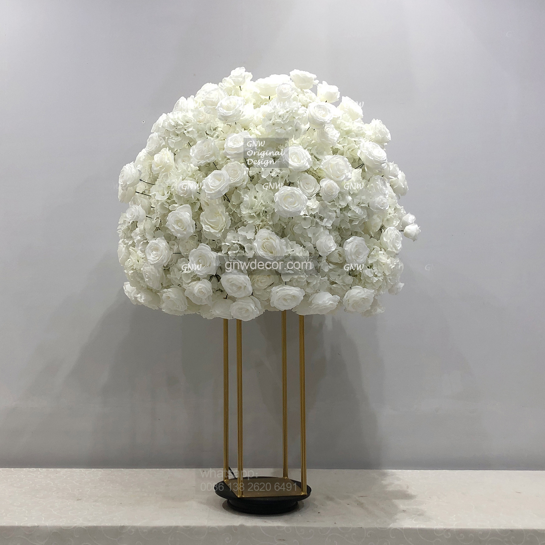 Artificial flower table centerpieces ball 40''