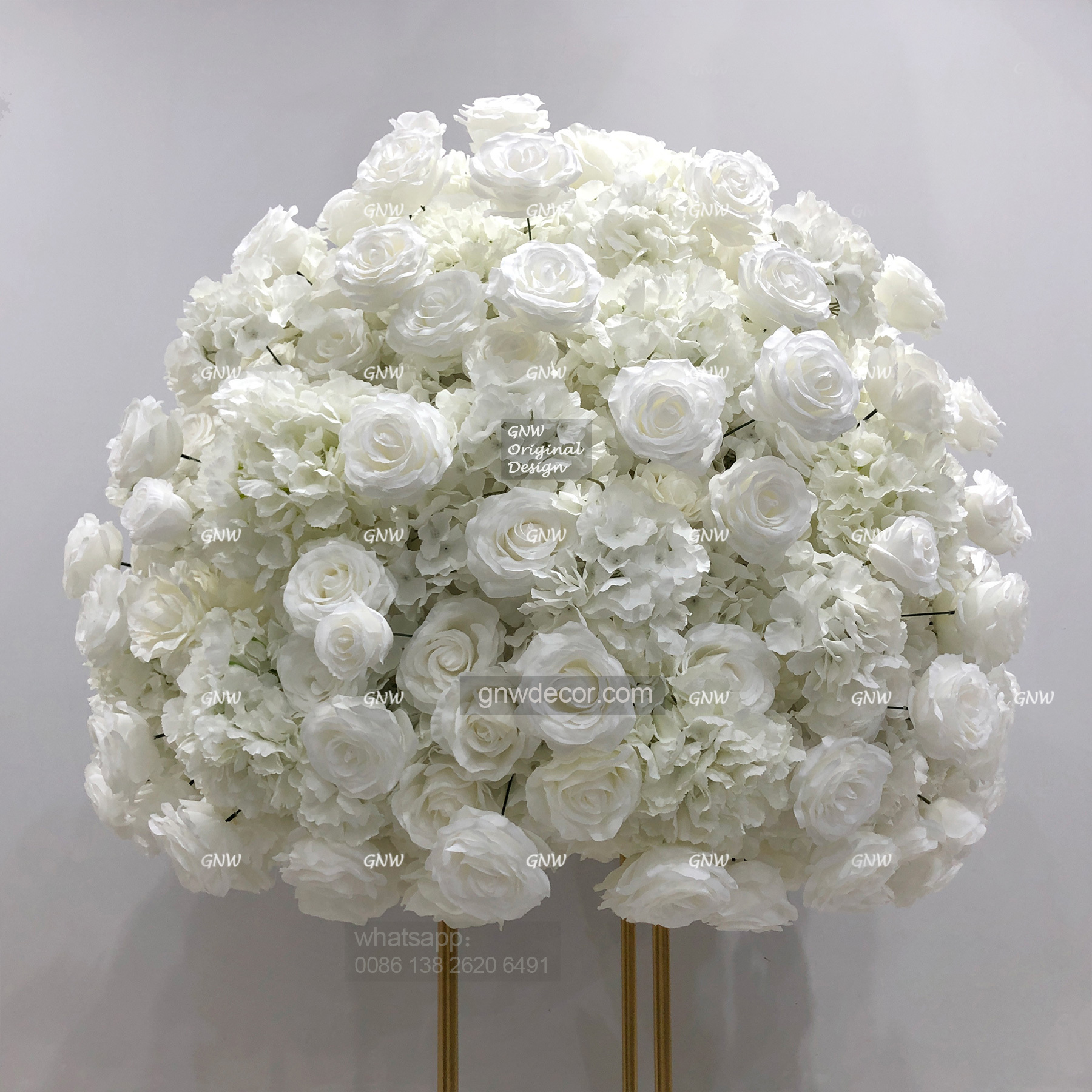 Artificial flower table centerpieces ball 40''