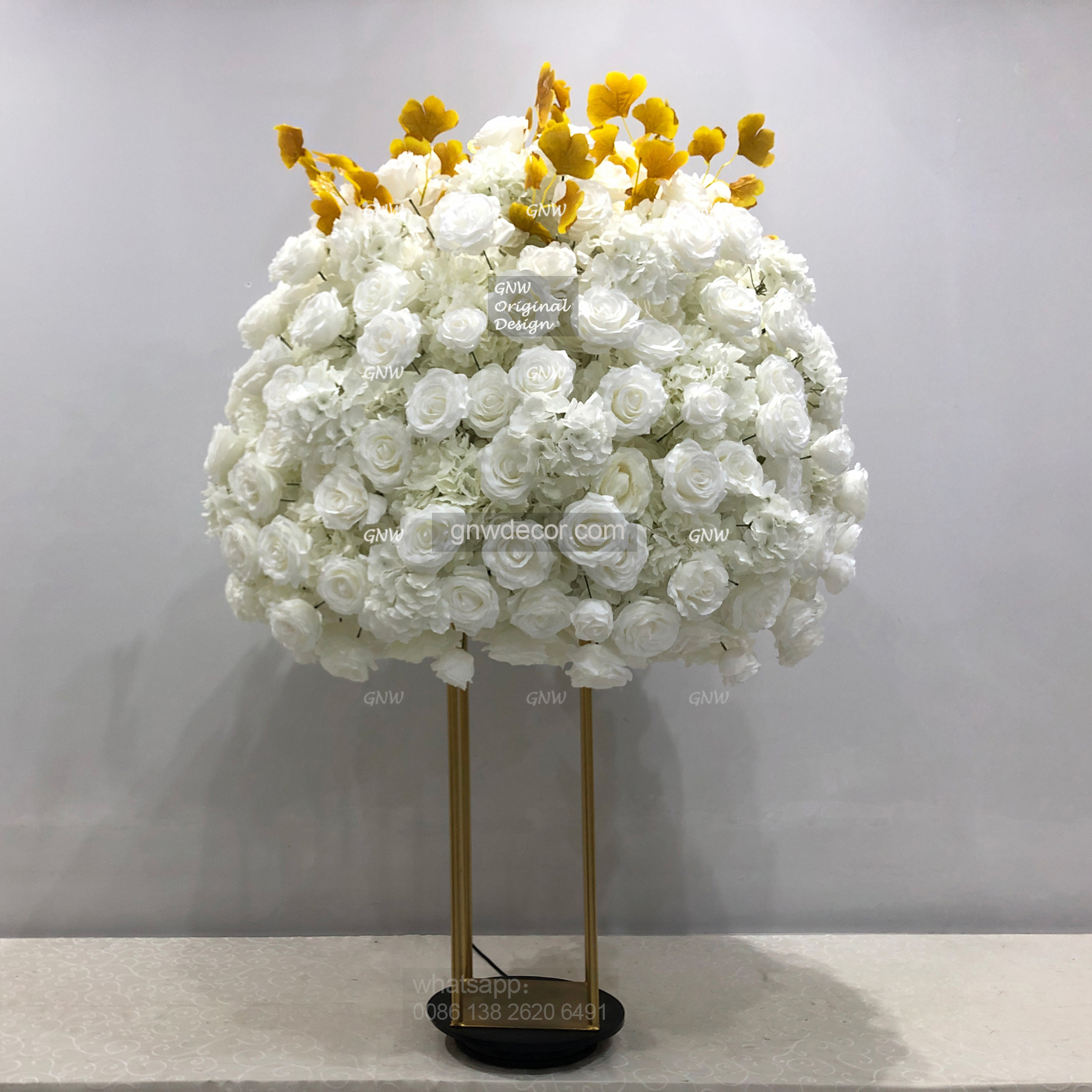 Artificial flower table centerpieces ball 40''