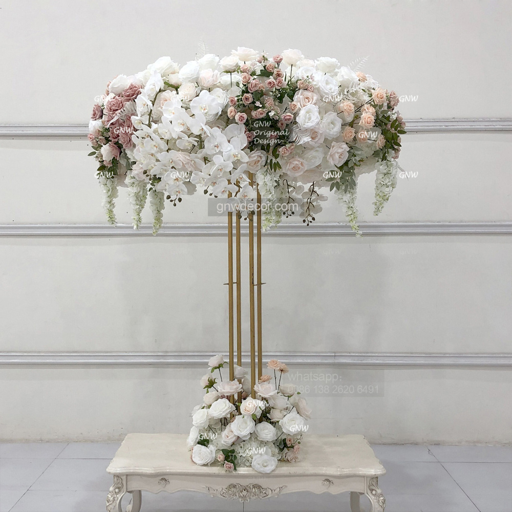 Artificial flower table centerpieces