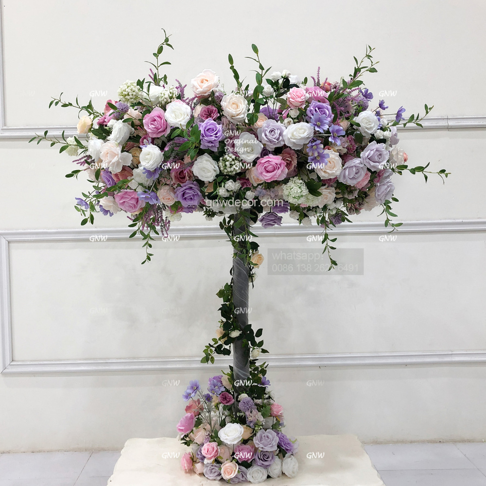 Artificial flower table centerpieces