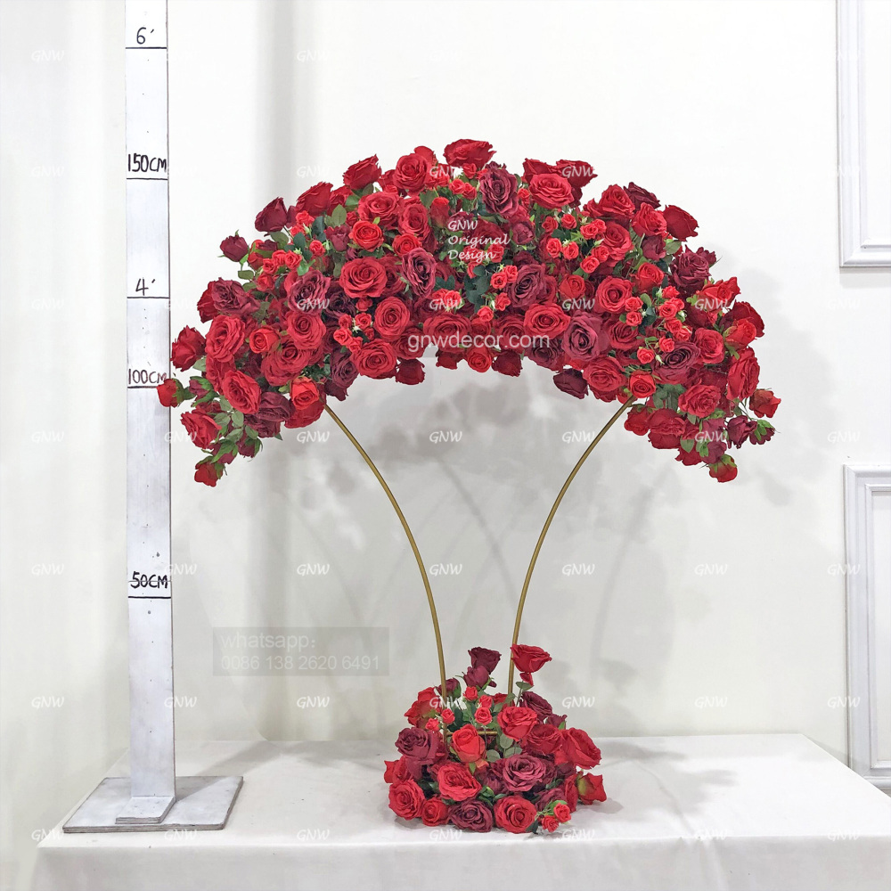Artificial flower table centerpieces