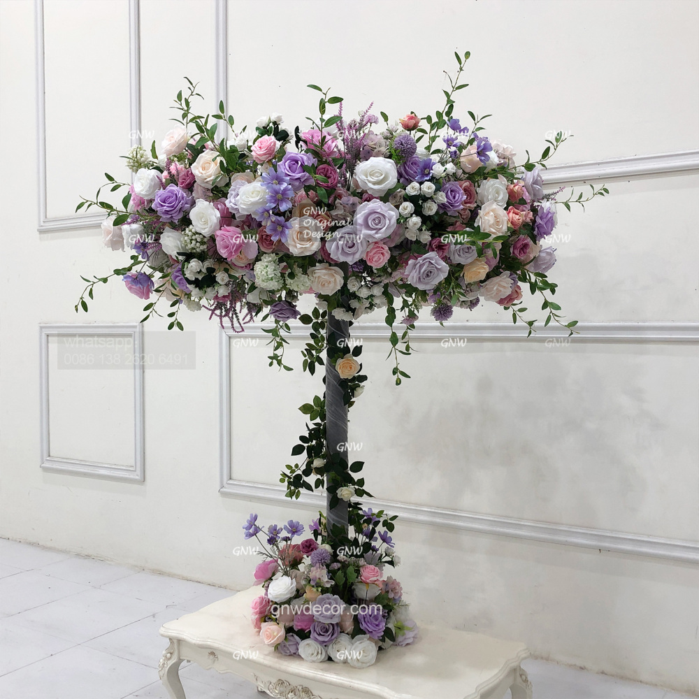 Artificial flower table centerpieces