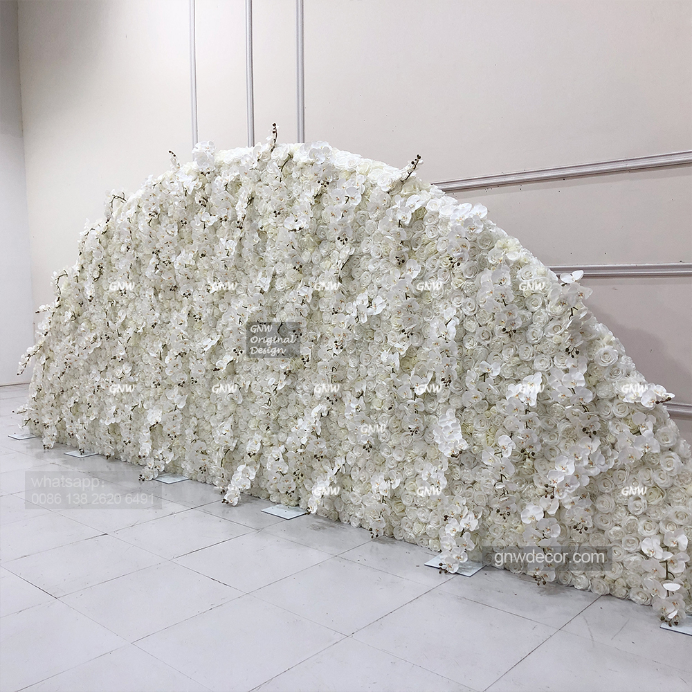 Artificial flower wall