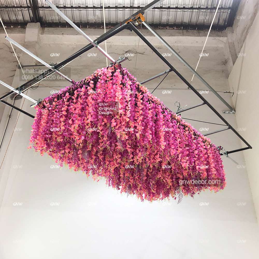 Artificial flower for ceiling decoration