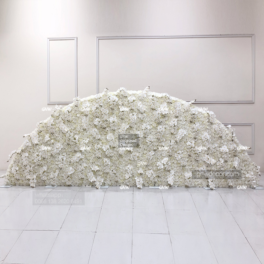Artificial flower wall