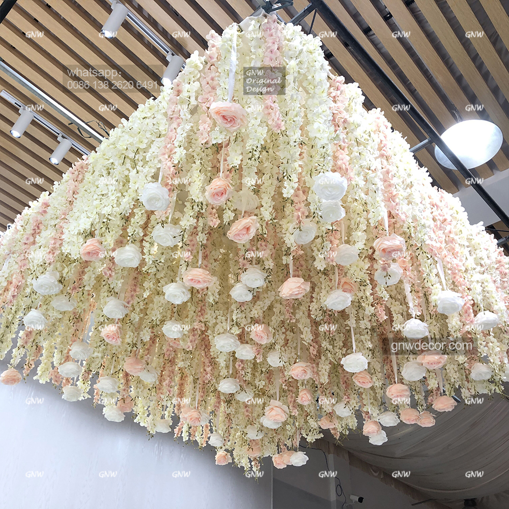 Artificial flower for ceiling decoration