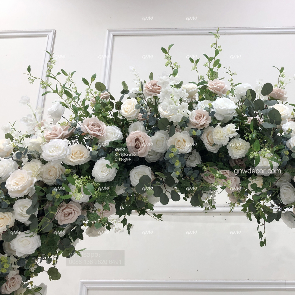 Artificial flower arch : circle ring shape
