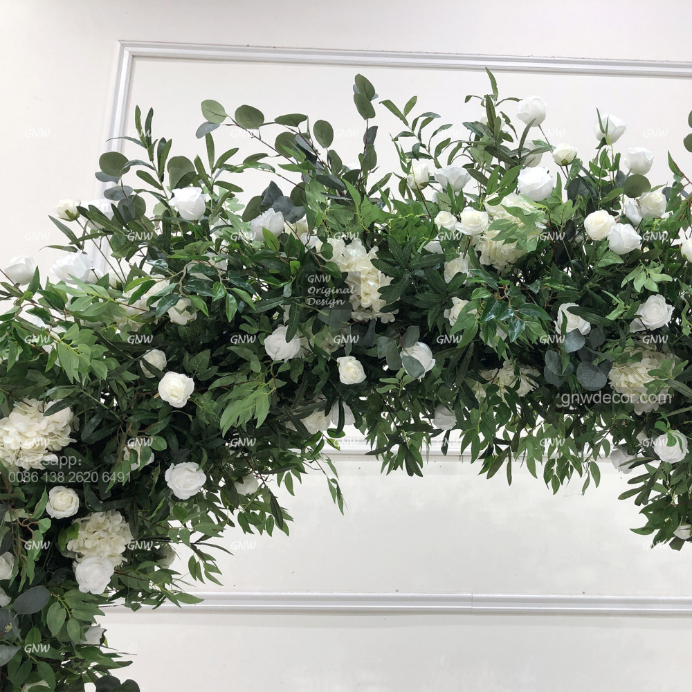 Artificial flower arch : circle ring shape