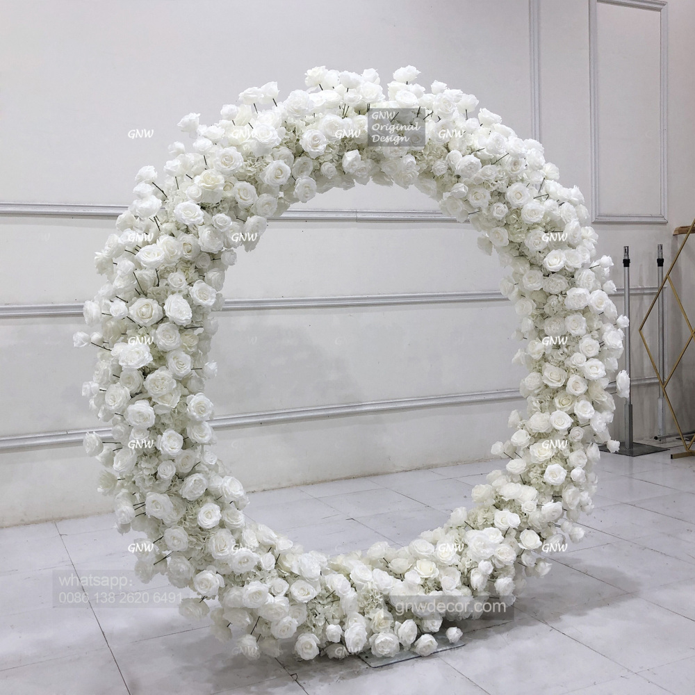 Artificial flower arch : circle ring shape