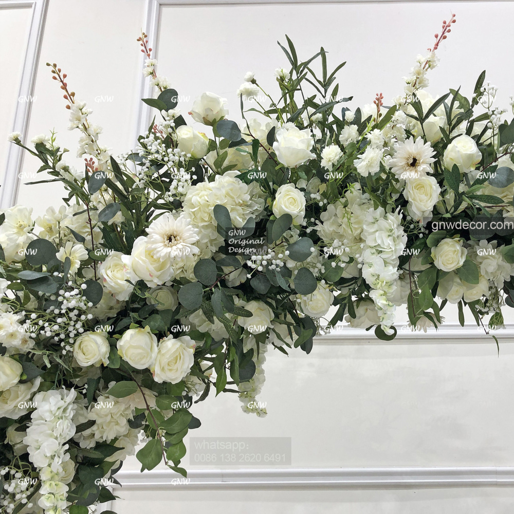 Artificial flower arch : circle ring shape