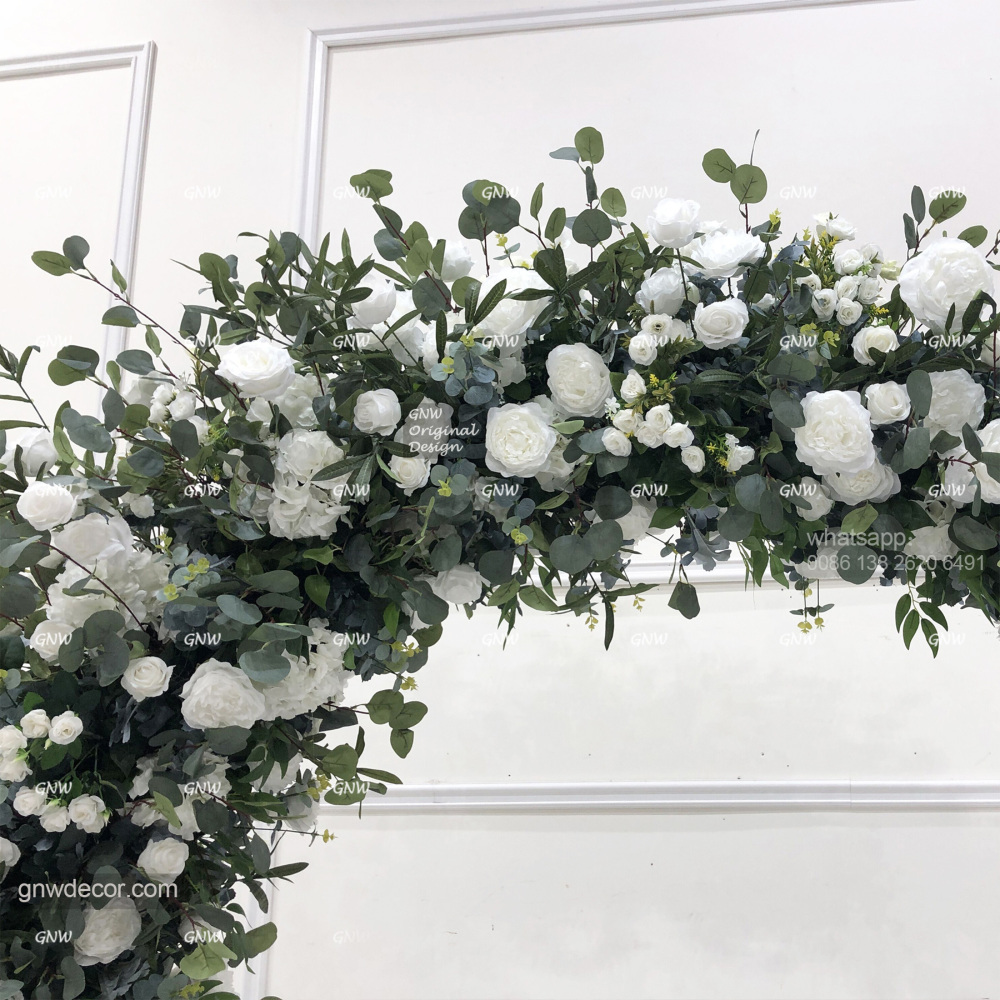 Artificial flower arch : circle ring shape