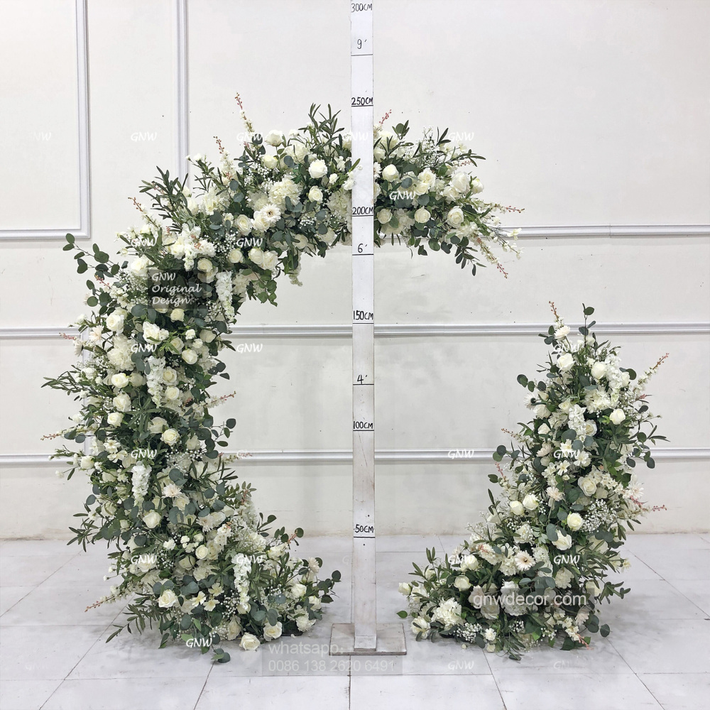 Artificial flower arch : circle ring shape