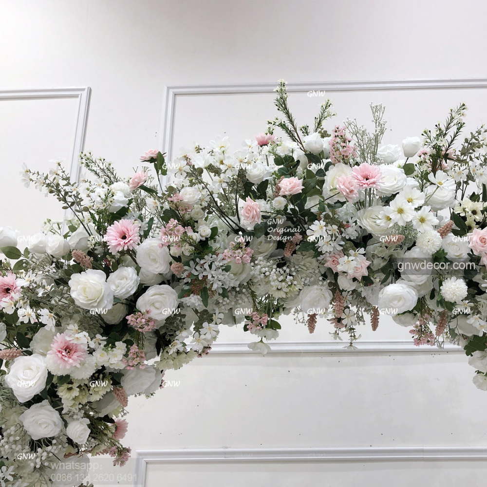 Artificial flower arch : circle ring shape