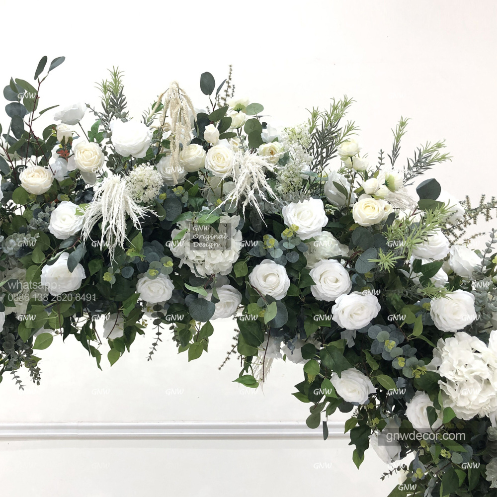 Artificial flower arch : circle ring shape