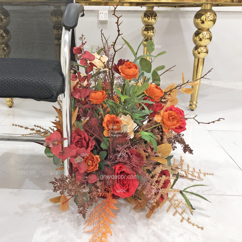 Artificial flower arrangement